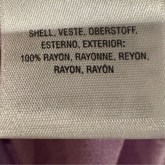 Anthropologie (Meadow Rue) Pleated Lilac Purple V-Neck Tunic Tank (S) NWT $68.00 - Picture 11 of 13